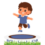 outside activities for kids Trampoline jumping