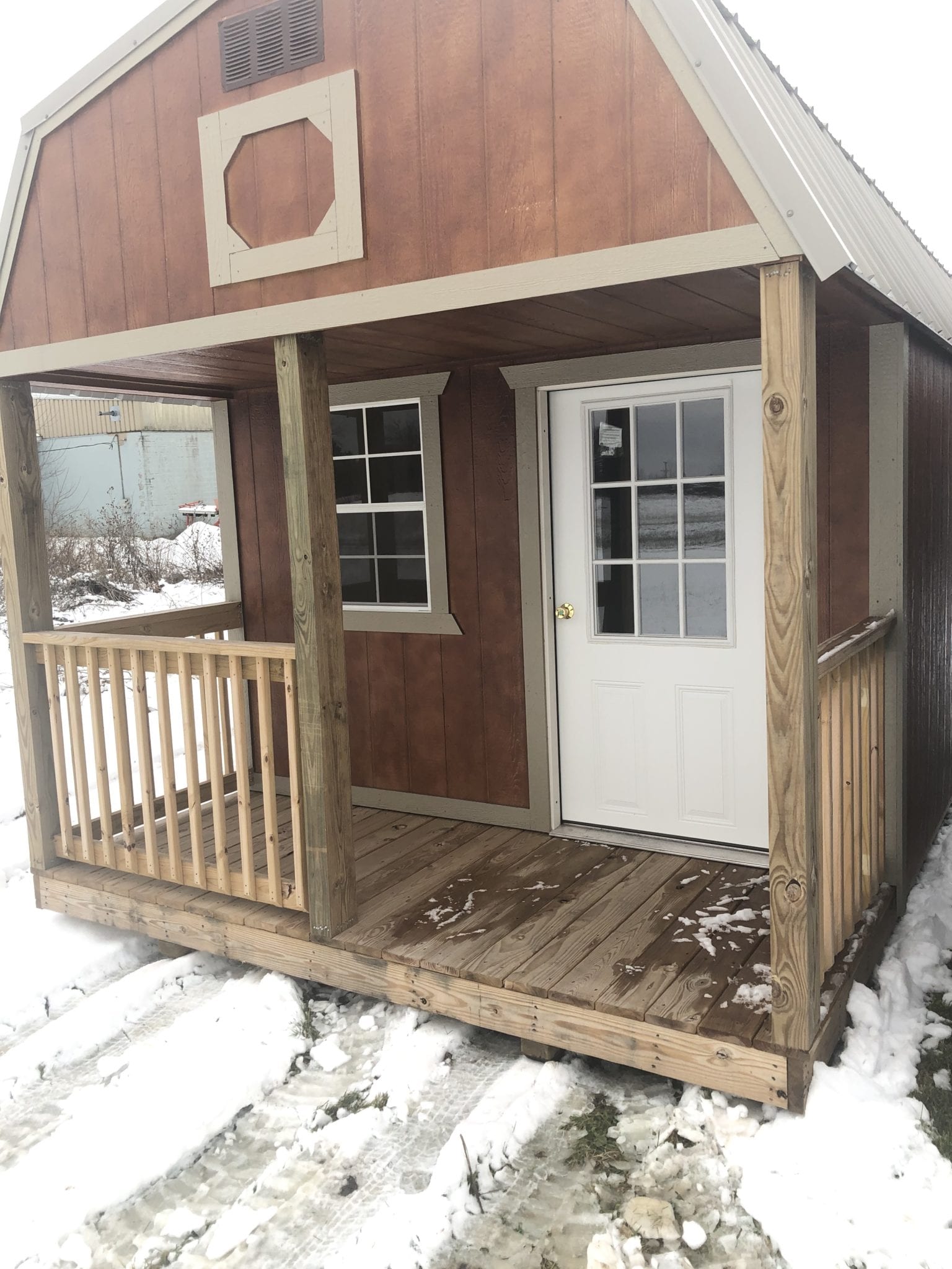 10×18 Lofted Barn Cabin Backyard Fun Zone