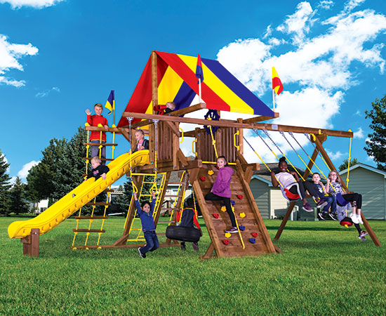 Rainbow Play Sets For In Comstock, Rainbow Playgrounds America